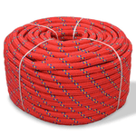 vidaXL Corda Nautica in Polipropilene 16 mm 250 m Rosso