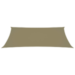 Parasole a Vela Oxford Rettangolare 2x4,5 m Beige