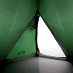 vidaXL Tenda da Campeggio 2 Persone Verde 267x154x117 cm Taffetà 185T