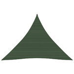 Vela Parasole 160 g/m² Verde Scuro 5x5x5 m in HDPE