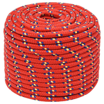 Corda Nautica Rossa 14 mm 25 m in Polipropilene