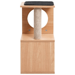 vidaXL Albero per Gatti con Tappeto Tiragraffi in Sisal 60 cm