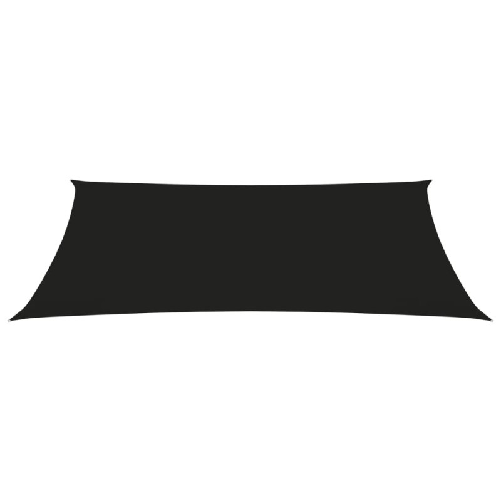 Parasole a Vela Oxford Rettangolare 2x5 m Nero