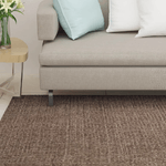 vidaXL Tappeto in Sisal Naturale 66x200 cm Marrone