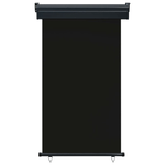 vidaXL Tendalino Laterale per Balcone 105x250 cm Nero