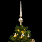 Albero Natale Incernierato con 150 LED e Palline 120 cm