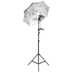 Kit per Studio Fotografico con Set di Luci e Fondale