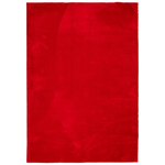 vidaXL Tappeto a Pelo Corto HUARTE Morbido e Lavabile Rosso 160x230cm