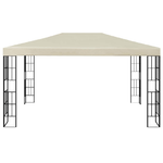 vidaXL Gazebo 3x4 m Crema