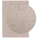 vidaXL Tappeto Shaggy a Pelo Lungo Moderno Beige 140x200 cm