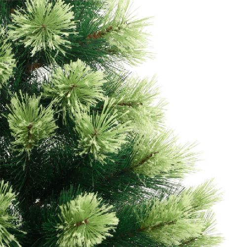 vidaXL Albero di Natale Artificiale Incernierato con Base 210 cm