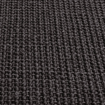 vidaXL Tappeto in Sisal per Tiragraffi Nero 80x200 cm