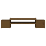 Supporto per Monitor Miele 70x27,5x15 cm Legno Massello di Pino
