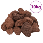 Rocce Vulcaniche 10 kg Rosse 5-8 cm