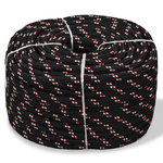 Corda Nautica in Polipropilene 6 mm 100 m Nera