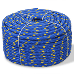 vidaXL Corda Nautica in Polipropilene 10 mm 250 m Blu