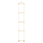 vidaXL Scala di Corda per Bambini in Legno Massello e PE 30x168 cm