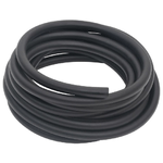 vidaXL Tubo Aria Ibrido Nero 0,6" 10 m in Gomma e PVC