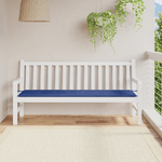 vidaXL Cuscino per Panca Blu Reale 180x50x3 cm in Tessuto Oxford