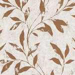 DUTCH WALLCOVERINGS Carta da Parati Leafs Beige e Marrone