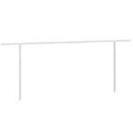 Set Pali per Tenda da Sole Bianco 600x245 cm Ferro