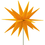 vidaXL Luce Stella Moravia con Picco Terra LED Pieghevole Gialla 57cm