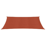 vidaXL Vela Parasole 160 g/m² Terracotta 2x4,5 m in HDPE