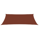 vidaXL Parasole a Vela Oxford Rettangolare 2x4,5 m Terracotta