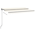 Tenda da Sole Retrattile Automatica 450x350 cm Crema