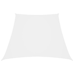 Parasole a Vela in Tela Oxford a Trapezio 3/4x3 m Bianco