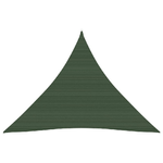 Vela Parasole 160 g/m² Verde Scuro 4x4x4 m in HDPE