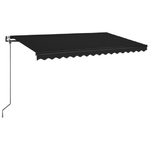 Tenda da Sole Retrattile Automatica 450x350 cm Antracite