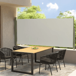 Tenda Laterale Retrattile per Patio 140x300 cm Crema