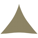 Parasole a Vela Oxford Triangolare 4,5x4,5x4,5 m Beige