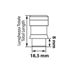 McGard Dadi antifurto cerchi auto piatti, kit 4 pz - Original - K010