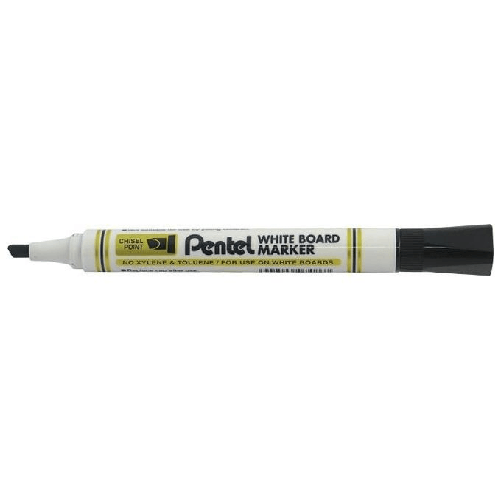 Pentel-MW86-evidenziatore-12-pz-Punta-smussata-Nero