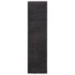 vidaXL Tappeto in Sisal Naturale 80x300 cm Nero