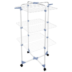 Gimi Modular 3 Stendibiancheria da pavimento a torre in acciaio, 30 mt stendibili