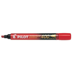 Pilot Permanent Marker 400 evidenziatore 1 pz Punta smussata Rosso