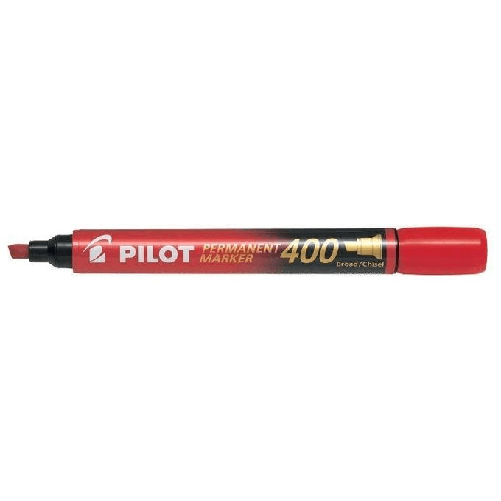 Pilot-Permanent-Marker-400-evidenziatore-1-pz-Punta-smussata-Rosso