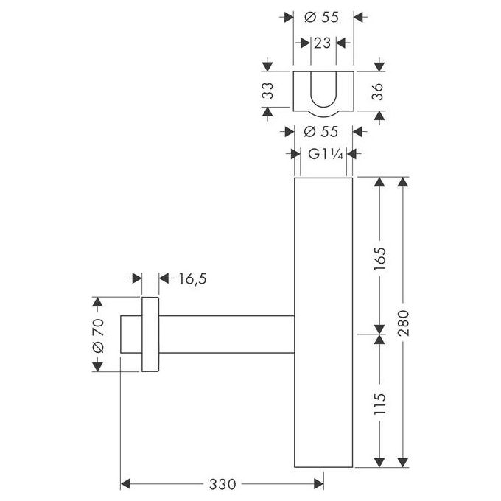 Hansgrohe-52100000-sifone-da-vasca-e-doccia-Sifoni-per-vasca-da-bagno