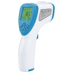 DCG Eltronic MP911 termometro digitale per corpo Termometro a rilevamento remoto Blu, Bianco Fronte Pulsanti