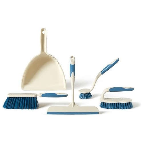 Perfetto-12820-paletta-per-la-polvere-e-set-di-palette-per-la-polvere-Blu-Bianco-Set-di-spazzola-e-paletta