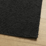 vidaXL Tappeto Shaggy a Pelo Lungo Moderno Nero 160x160 cm