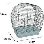 FLAMINGO Gabbia per Uccelli Saga Rame 51x28x55 cm