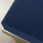 vidaXL Lenzuola con Angoli Jersey 2pz Blu Marino 140x200 cm Cotone