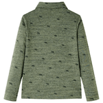 Camicia per Bambini con Stampa Bovino Cachi Mélange 140