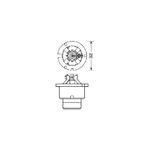 Lampa Lampada HID Xenon 4.300 gradi K - D4R - 35W - P32d-6 - 1 pz - Scatola