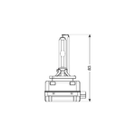 Lampa Lampada HID Xenon 4.300 gradi K - D3S - 35W - PK32d-5 - 1 pz