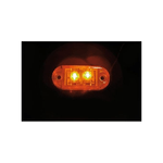 Lampa Luce ingombro a 2 Led, 24V - Arancio